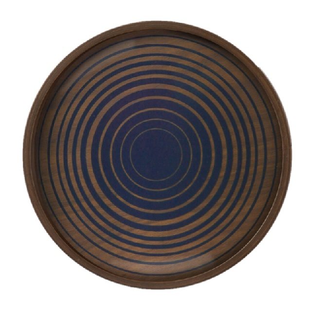 Ethnicraft designové podnosy Round Glass Tray