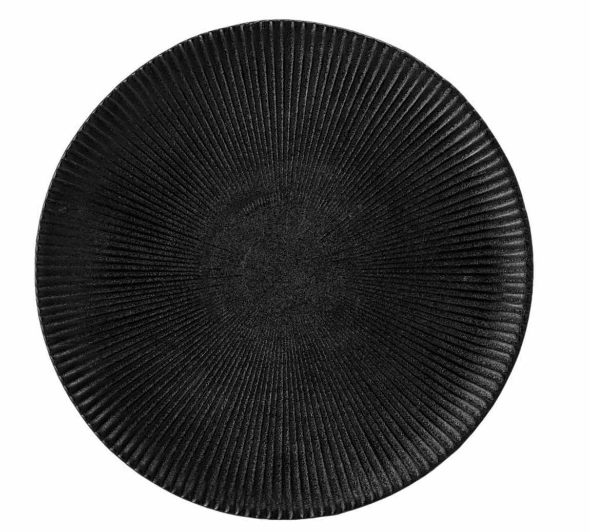 BLOOMINGVILLE Černý talíř NERI 29 cm