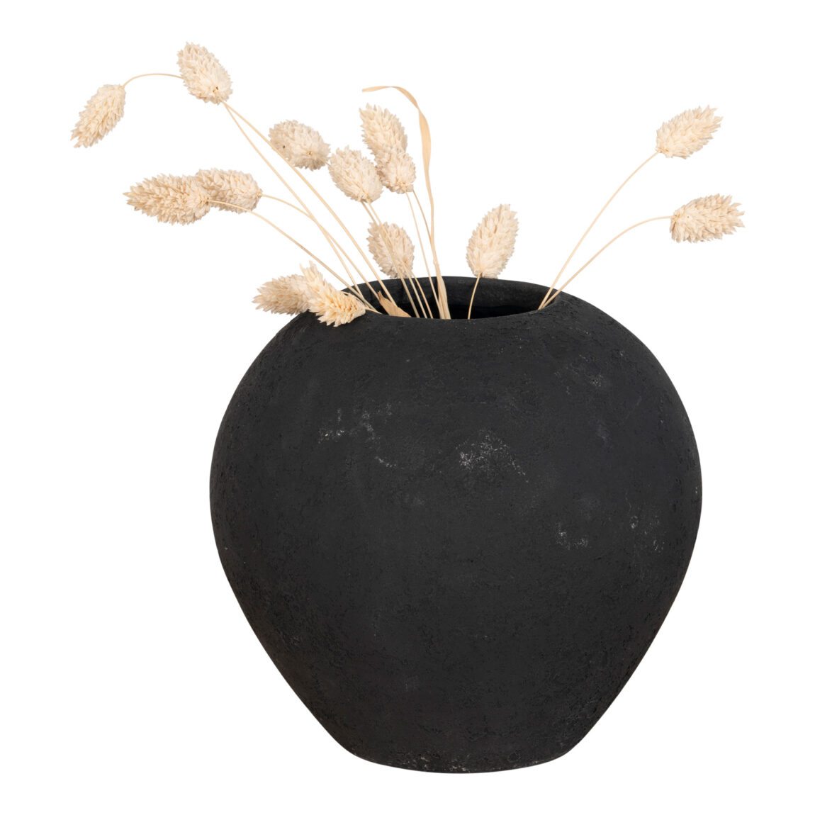 House Nordic Terakotová váza HORTA černá