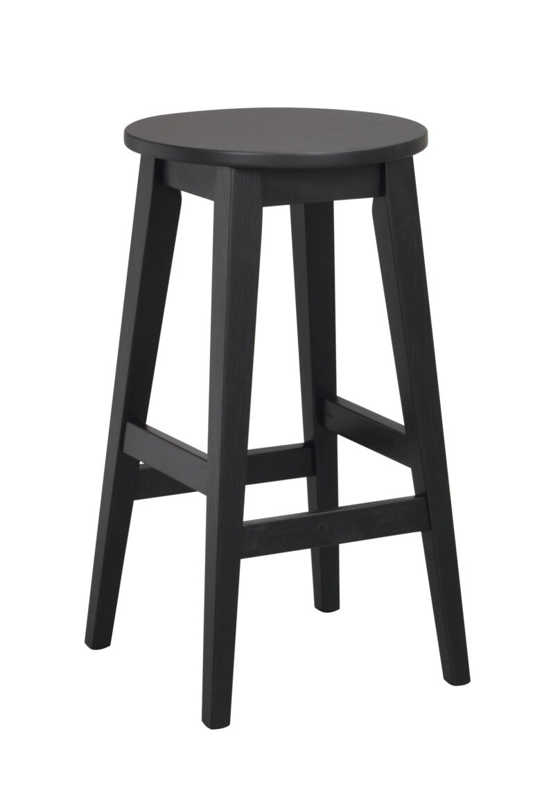 ROWICO Dřevěná barová stolička AUSTIN černá