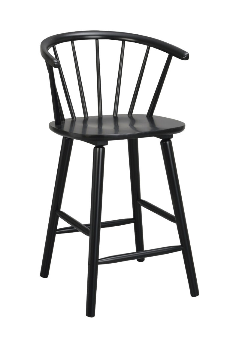 ROWICO Dřevěná barová židle CARMEN černá