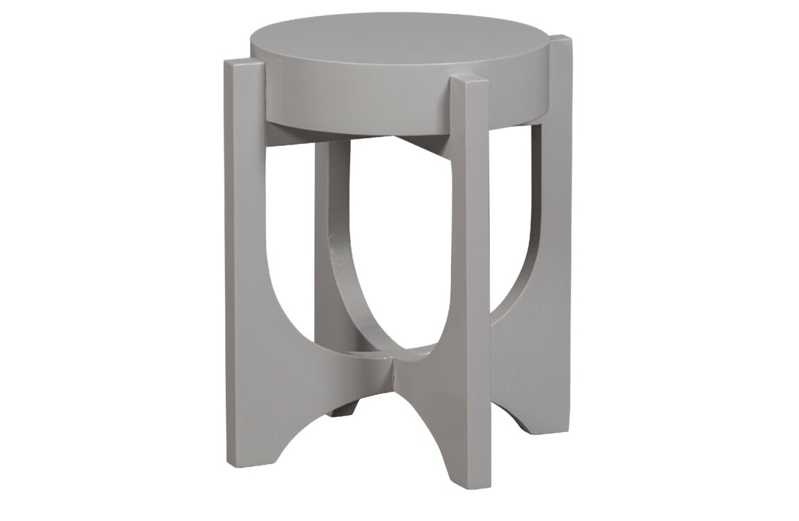 vtwonen Dřevěný stolek HOLD UP šedý 41x35cm