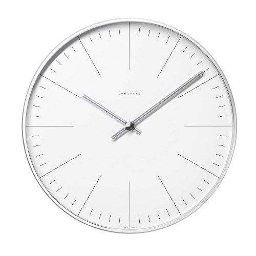 KLEIN & MORE Designové nástěnné hodiny White wall