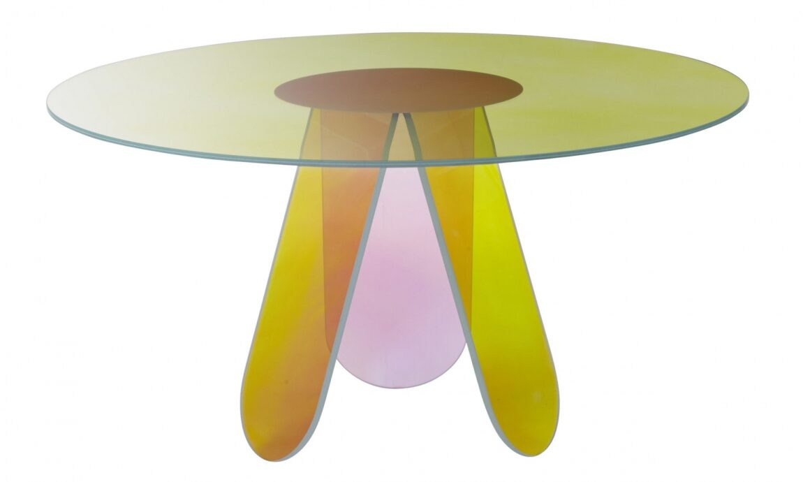 Glas Italia designové jídelní stoly Shimmer