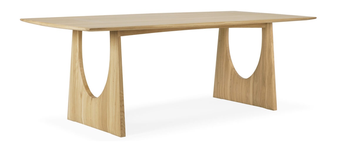 Ethnicraft designové jídelní stoly Oak Geometric
