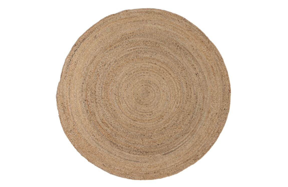 WOOOD kulatý koberec ROSS ø150cm hnědá