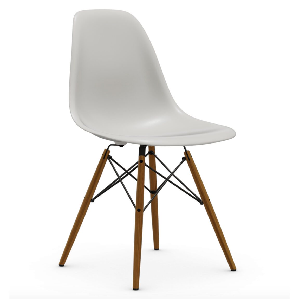 Výprodej Vitra designové židle DSW-skořepina bílá