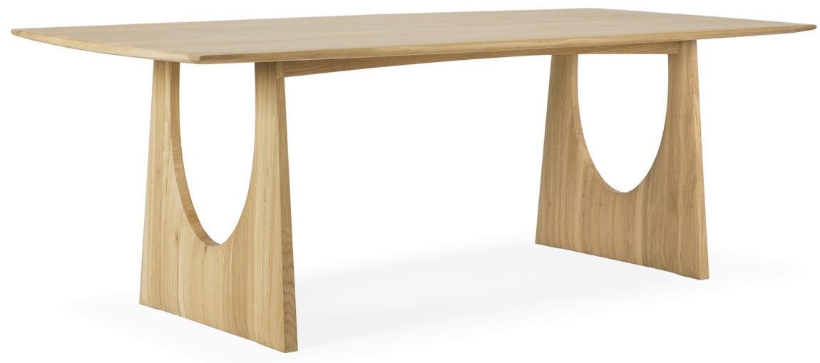 Ethnicraft designové jídelní stoly Oak Geometric