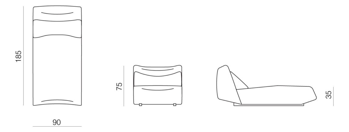 Prostoria designové sedačky Absent Sofa Seat