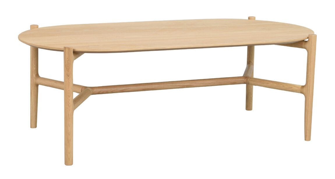 ROWICO Dřevěný konferenční stolek HOLTON dub 130x65 cm